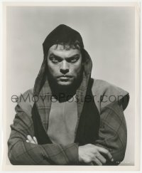 4p1341 ORSON WELLES 8.25x10 still 1948 great wild-eyed close portrait as Macbeth by Roman Freulich!