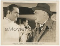 4p1345 PEARL OF DEATH 8x10.25 still 1944 Basil Rathbone as Sherlock Holmes shows clue to Watson!