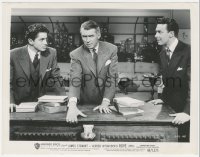 4p1364 ROPE 8x10.25 still 1948 James Stewart w/John Dall & Farley Granger by trunk holding body!