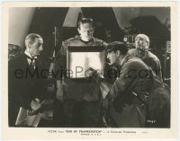 4p1380 SON OF FRANKENSTEIN 8x10.25 still 1939 Basil Rathbone X-rays monster Boris Karloff, Lugosi!