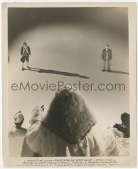 4p1385 STAIRWAY TO HEAVEN Spanish/US 8x10 still 1947 cool far shot of Raymond Massey & Roger Livesey!