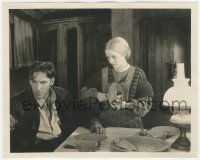 4p1390 SUNRISE 8x10 still 1927 F.W. Murnau classic, Janet Gaynor slicing bread for George O'Brien!