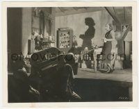 4p1391 SUSAN LENOX: HER FALL & RISE candid 8x10.25 still 1931 director Leonard filming Greta Garbo!