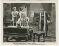 4p1404 TOWER OF LONDON 8x10.25 still 1939 Basil Rathbone accusing Ian Hunter & Vincent Price!