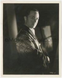 4p1414 WILLIAM POWELL 8x10.25 still 1930 Richee portrait in smoking jacket for Benson Murder Case!