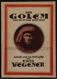 4p1025 GOLEM German softcover book 1920 Steinruck & Rabbi Ernst Deutsch, Paul Wegener, beyond rare!