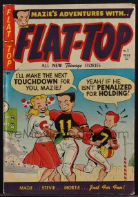 4p0248 FLAT-TOP #1 comic book November 1953 All New Teenage stories, Mazie's adventures, 1st issue!