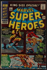 4p0261 MARVEL SUPER-HEROES King-Size Special #1 comic book October 1966 all reprints, Avengers!