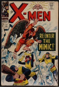 4p0279 X-MEN #27 comic book December 1966 art by Werner Roth & Dick Ayers, Spider-Man & Fantastic 4!