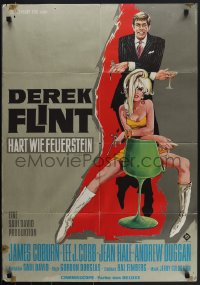 4p0283 IN LIKE FLINT German 1967 secret agent James Coburn & Jean Hale by Klaus Rutters!