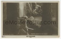 4p1018 DIE NIBELUNGEN 678/1 German Ross postcard 1924 Siegfried behind trees watches dragon!