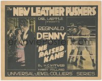 4p0395 HE RAISED KANE TC 1923 Universal's New Leather Pushers, Reginald Denny, boxing, ultra rare!