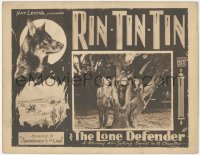 4p0510 LONE DEFENDER chapter 6 LC 1930 German Shepherd star Rin Tin Tin, Surrounded by the Law!