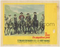 4p0511 MAGNIFICENT SEVEN LC #6 1960 best posed image of the seven stars riding on horseback!