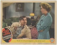 4p0543 SOMEWHERE I'LL FIND YOU LC 1942 angry Lana Turner accuses Clark Gable of cheating on her!