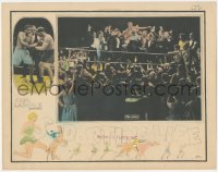 4p0545 SPORTING LIFE LC 1925 crowd cheers on victorious boxer Bert Lytell in the ring, very rare!