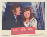 4p0559 UNDER CAPRICORN LC #7 1949 Michael Wilding & worried Ingrid Bergman, Alfred Hitchcock!