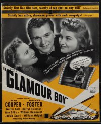 4p0202 GLAMOUR BOY pressbook 1941 Jackie Cooper between Susanna Foster & Ann Gillis, ultra rare!