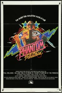 4p0860 PHANTOM OF THE PARADISE int'l 1sh 1974 Brian De Palma, different John Alvin art!