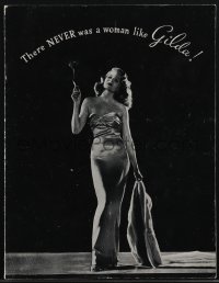 4p0185 GILDA souvenir program book 1946 iconic image of Rita Hayworth in sheath dress, ultra rare!