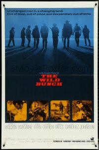 4p0975 WILD BUNCH int'l 1sh 1969 Peckinpah cowboy classic starring William Holden & Ernest Borgnine