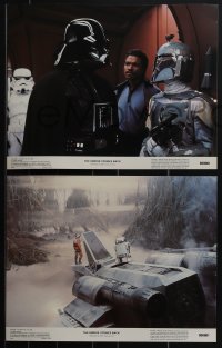 4p0571 EMPIRE STRIKES BACK 8 color 11x14 stills 1980 George Lucas classic, complete set with slugs!