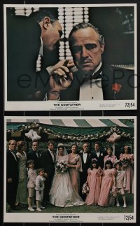 4p1079 GODFATHER 10 color 8x10 stills 1972 Marlon Brando, Francis Ford Coppola & Mario Puzo classic!