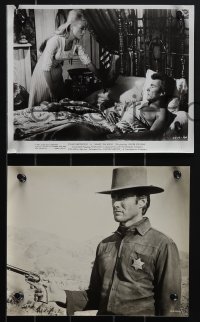 4p1061 HANG 'EM HIGH 17 8x10 stills 1968 classic western, images of tough cowboy Clint Eastwood!