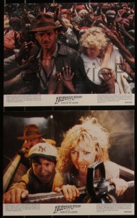 4p1098 INDIANA JONES & THE TEMPLE OF DOOM 8 8x10 1984 Lucas, Spielberg, Ford & Capshaw!