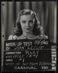 4p1123 JOAN LESLIE 5 7.5x9.5 stills 1940s wardrobe, hair and makeup tests!