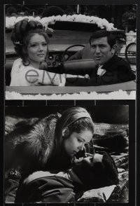 4p1128 ON HER MAJESTY'S SECRET SERVICE 5 from 8x10 to 8x10.75 stills 1969 Lazenby as James Bond!