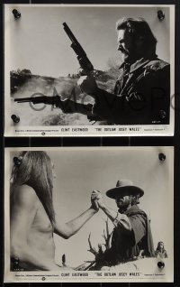 4p1108 OUTLAW JOSEY WALES 7 8x10 stills 1969 Clint Eastwood, Chief Dan George, Sondra Locke & more!