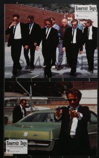 4p0143 RESERVOIR DOGS 8 French LCs 1992 Quentin Tarantino, Harvey Keitel, Steve Buscemi, Chris Penn!