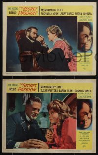 4p0576 FREUD 8 LCs 1963 John Huston directed, Montgomery Clift, Susannah York, The Secret Passion!