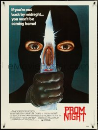 4r0235 PROM NIGHT 30x40 1980 Jamie Lee Curtis won't be coming home if she's not back by midnight!