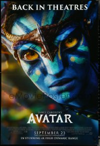 4r0680 AVATAR DS A 1sh R2022 James Cameron directed, Zoe Saldana, close-up image of Neytiri!