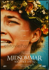 4r0145 MIDSOMMAR teaser Canadian 1sh 2019 Aster Swedish horror, creepy image of crying Florence Pugh!