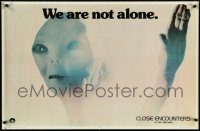 4r0160 CLOSE ENCOUNTERS OF THE THIRD KIND 23x35 commercial poster 1977 we are not alone, cool alien!