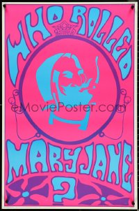 4r0165 WHO ROLLED MARY JANE 23x35 commercial poster 1969 Zig-Zag, psychedelic artwork by Bill Olive!