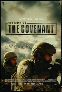 4r0726 COVENANT advance DS 1sh 2023 Guy Ritchie, Jake Gyllenhaal with rifle and Dar Salim!