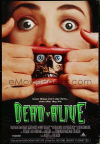 4r0735 DEAD ALIVE 1sh 1992 Peter Jackson gore-fest, some things won't stay down!