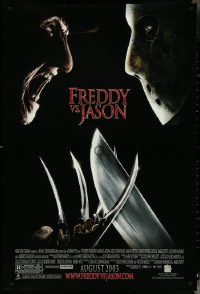 4r0764 FREDDY VS JASON advance DS 1sh 2003 cool image of horror icons, ultimate battle!