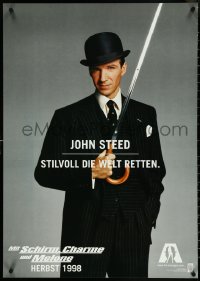 4r0182 AVENGERS teaser German 1998 Ralph Fiennes as John Steed - saving the world in style!