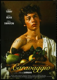 4r0187 CARAVAGGIO German R2006 Derek Jarman, Nigel Terry in the title role as Michelangelo Merisi!