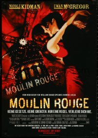 4r0200 MOULIN ROUGE German 2001 great close up of beautiful Nicole Kidman, directed by Baz Luhrmann!