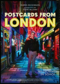 4r0203 POSTCARDS FROM LONDON German 2018 Harris Dickinson, welcome to Soho, gay escort service!