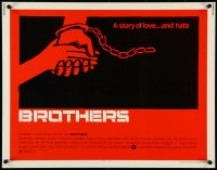 4r0328 BROTHERS 1/2sh 1977 Bernie Casey, Vonetta McGee, Saul Bass artwork!