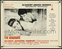 4r0340 GRADUATE 1/2sh R1972 classic image of Dustin Hoffman & Anne Bancroft in bed!