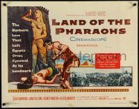 4r0347 LAND OF THE PHARAOHS style A 1/2sh 1955 sexy Egyptian Joan Collins, Howard Hawks!