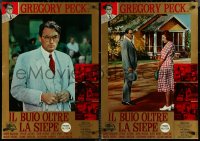 4r0385 TO KILL A MOCKINGBIRD 12 Italian 19x27 pbustas 1963 Gregory Peck, Harper Lee, different!